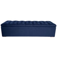 Large Chelsea Linen Storage Ottoman